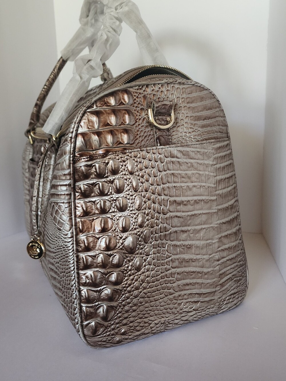 BRAHMIN Talulla Silver Lining Weekender - Picture 5 of 9